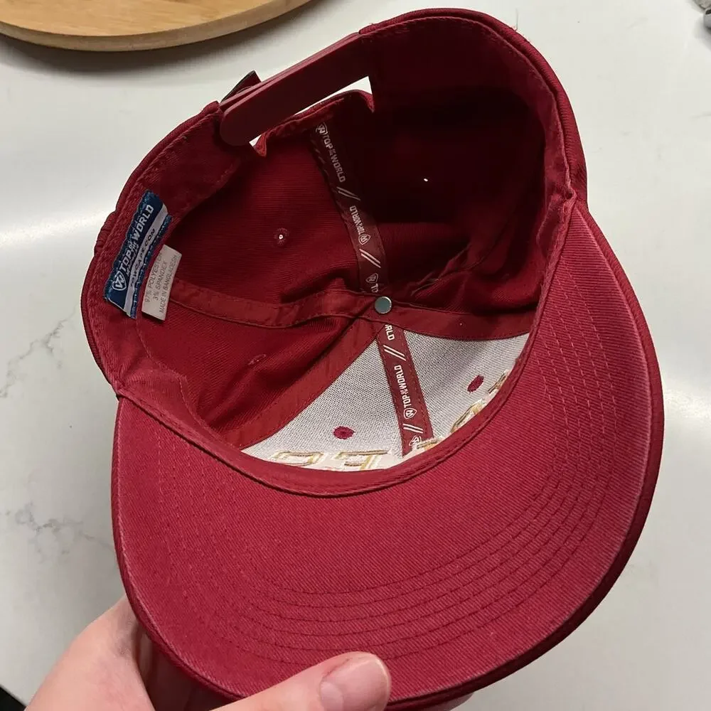 Florida State NOLES Embroidered Snapback Hat Top of the World